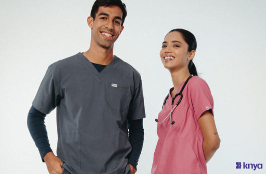 what colour scrubs do doctors wear