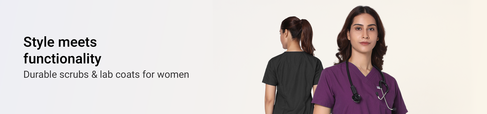 Women's Medical Scrub Suits & Lab Coat Aprons