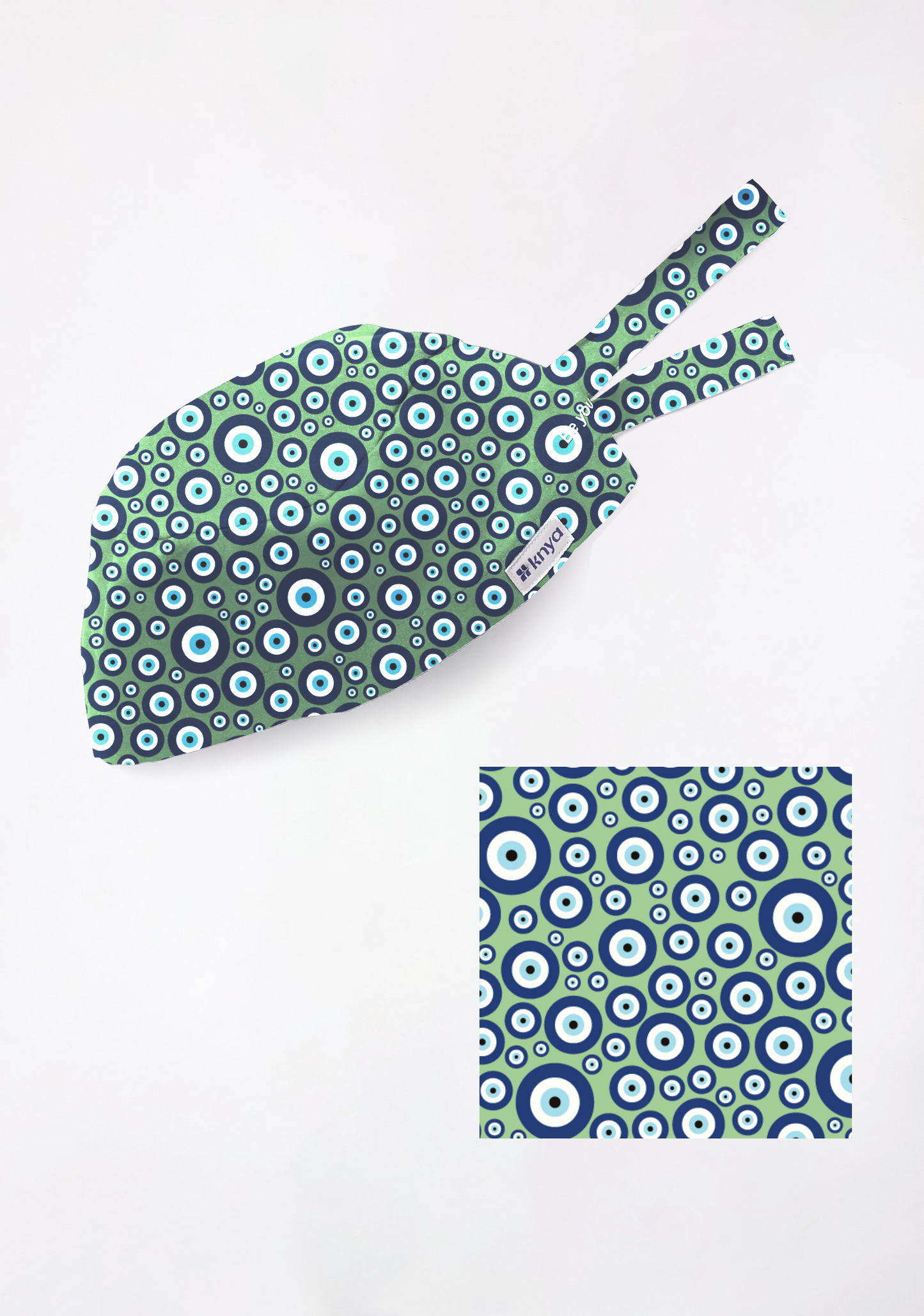 Printed Unisex (Evil Eye) Scrub Cap