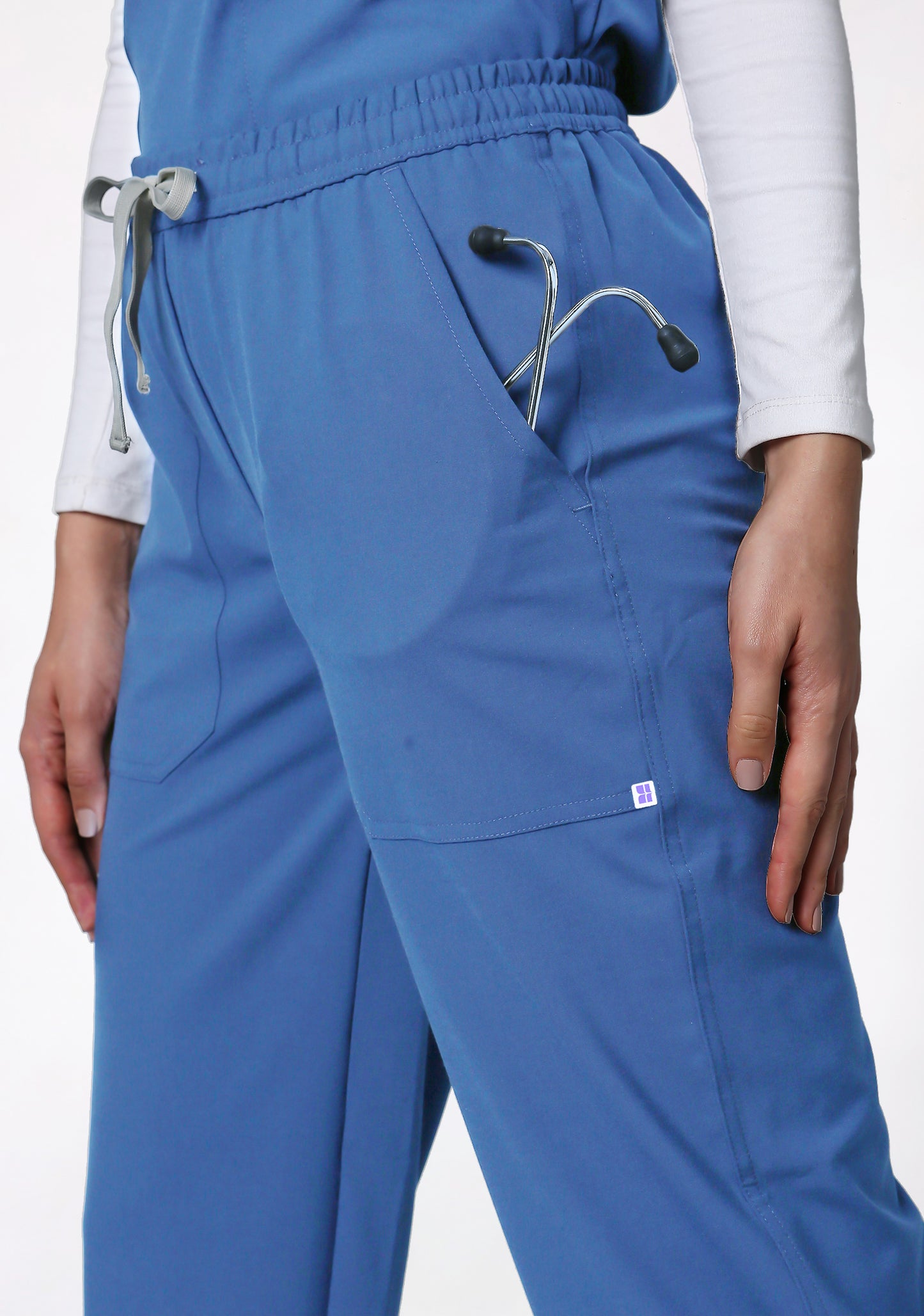 Ecoflex Women's V-Neck (Ceil Blue) New Gen Scrub