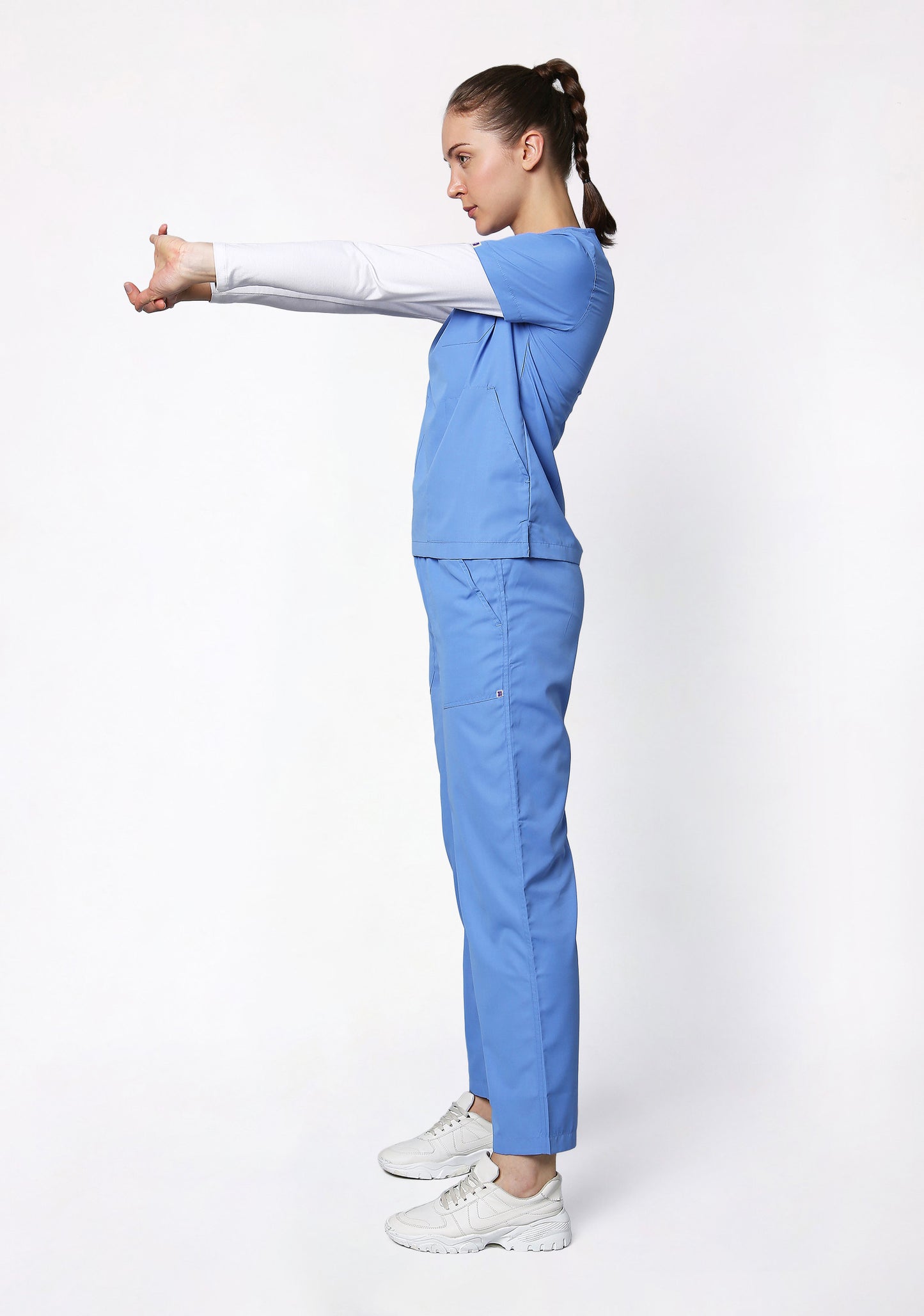 Classic Women's V-Neck (Ceil Blue) Scrub