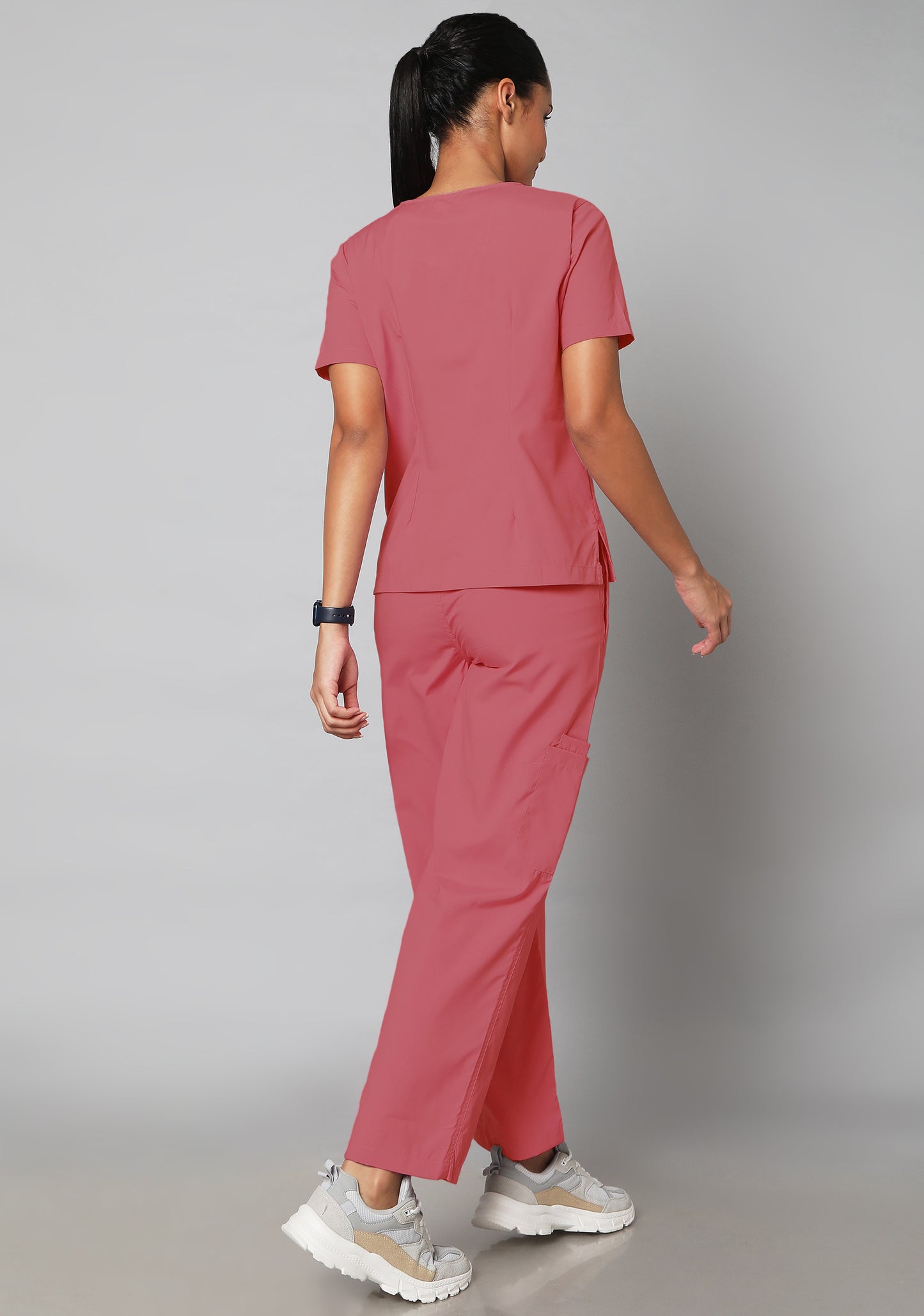 Classic Women's 10 Pocket (Mauve) Scrub