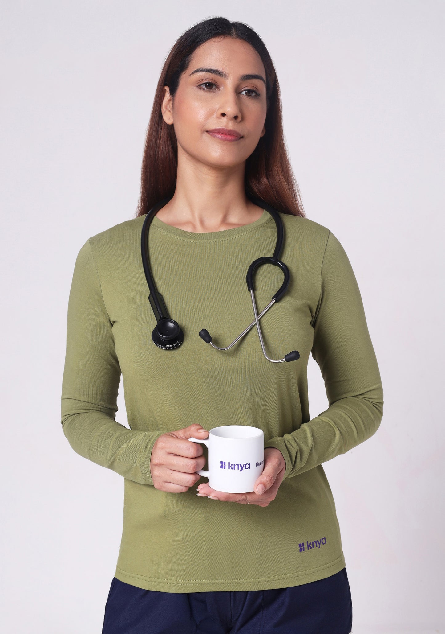 Women's Supersoft L/S (Olive) Underscrub