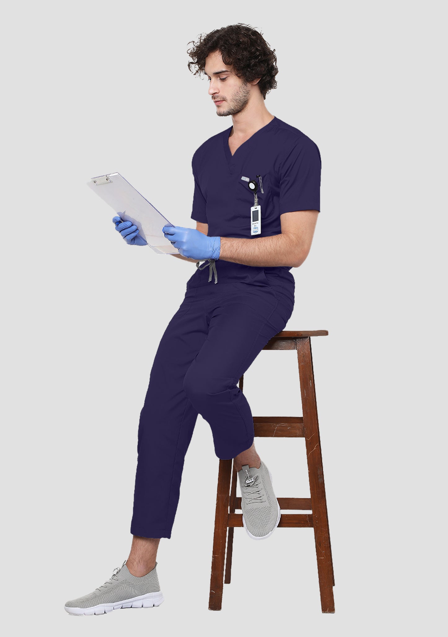 Classic Men's 2-Pocket New Gen (Navy Blue) Scrub Bottom