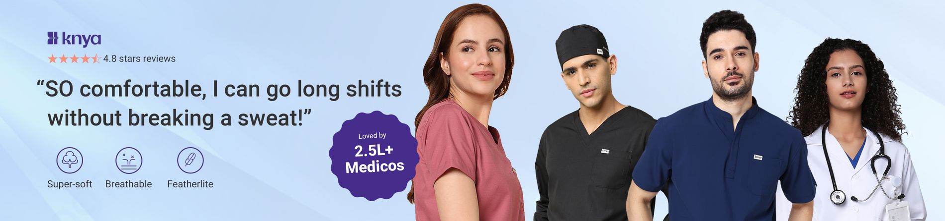  Buy Scrubs, Lab coats and Medical Accessories for Men's and Women's at Knya 