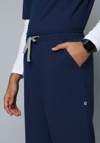 Ecoflex Men's 5 Pocket (Navy Blue) Scrub