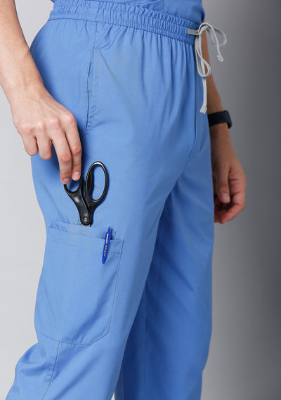 Classic Men's 2-Pocket New Gen (Ceil Blue) Scrub Bottom