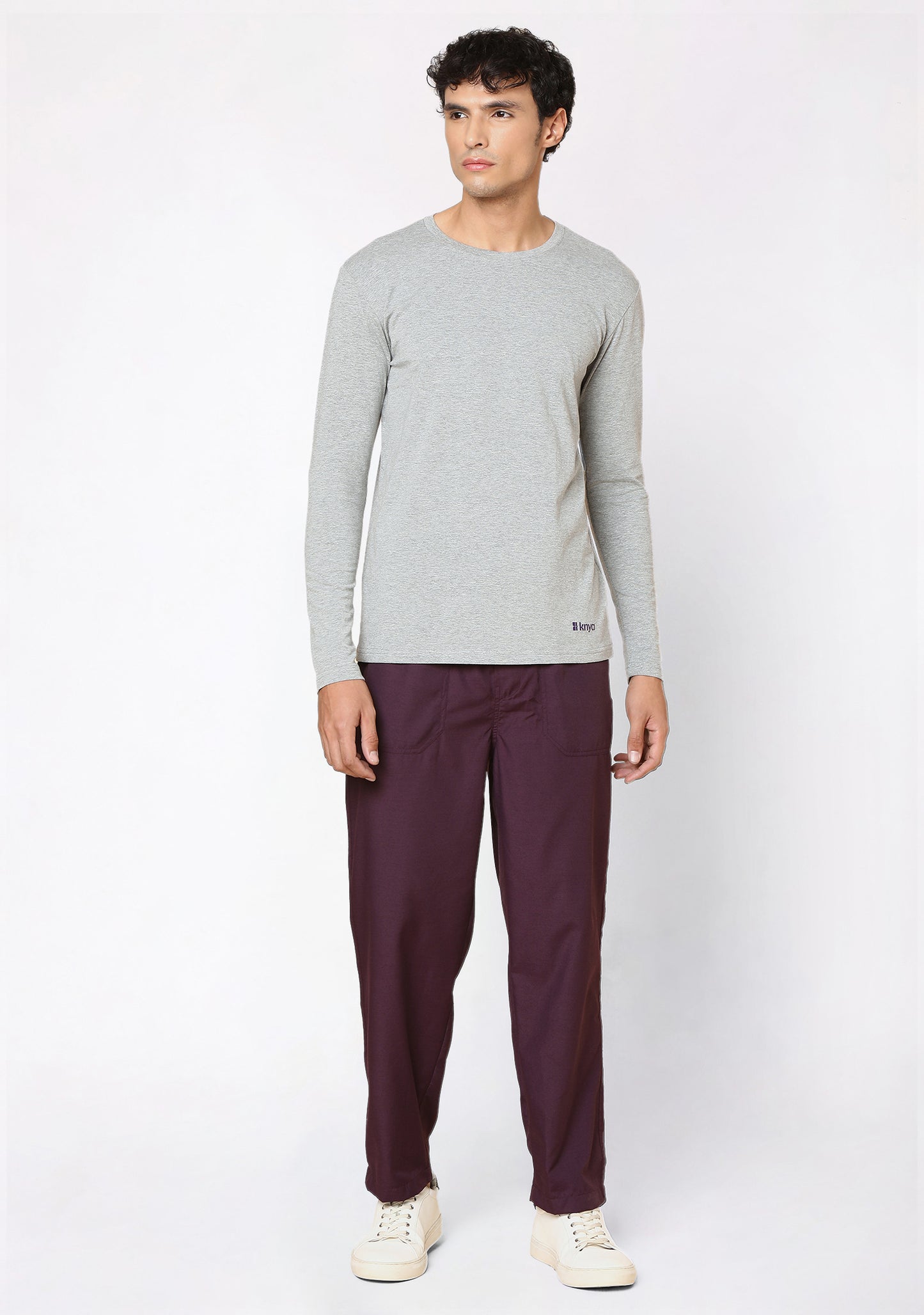 Supersoft Men's L/S (Grey) Underscrub 2