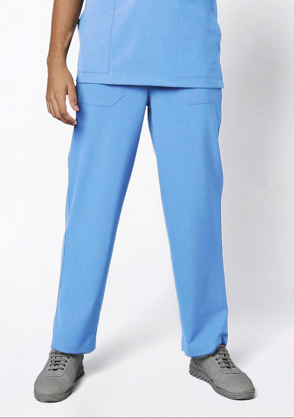 ecoflex Men's 2-Pocket (Ceil Blue) Scrub Bottom - Alkem