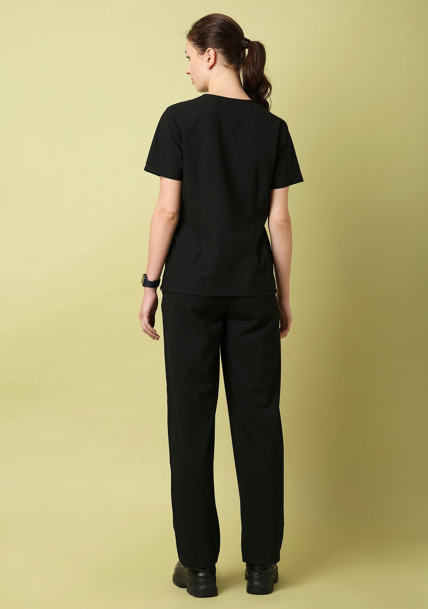 Ecoflex Women's 5 Pocket (Black) Scrub