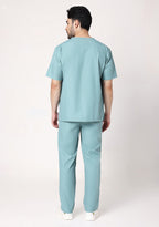 Classic Men's V-Neck (Eucalyptus) Scrub