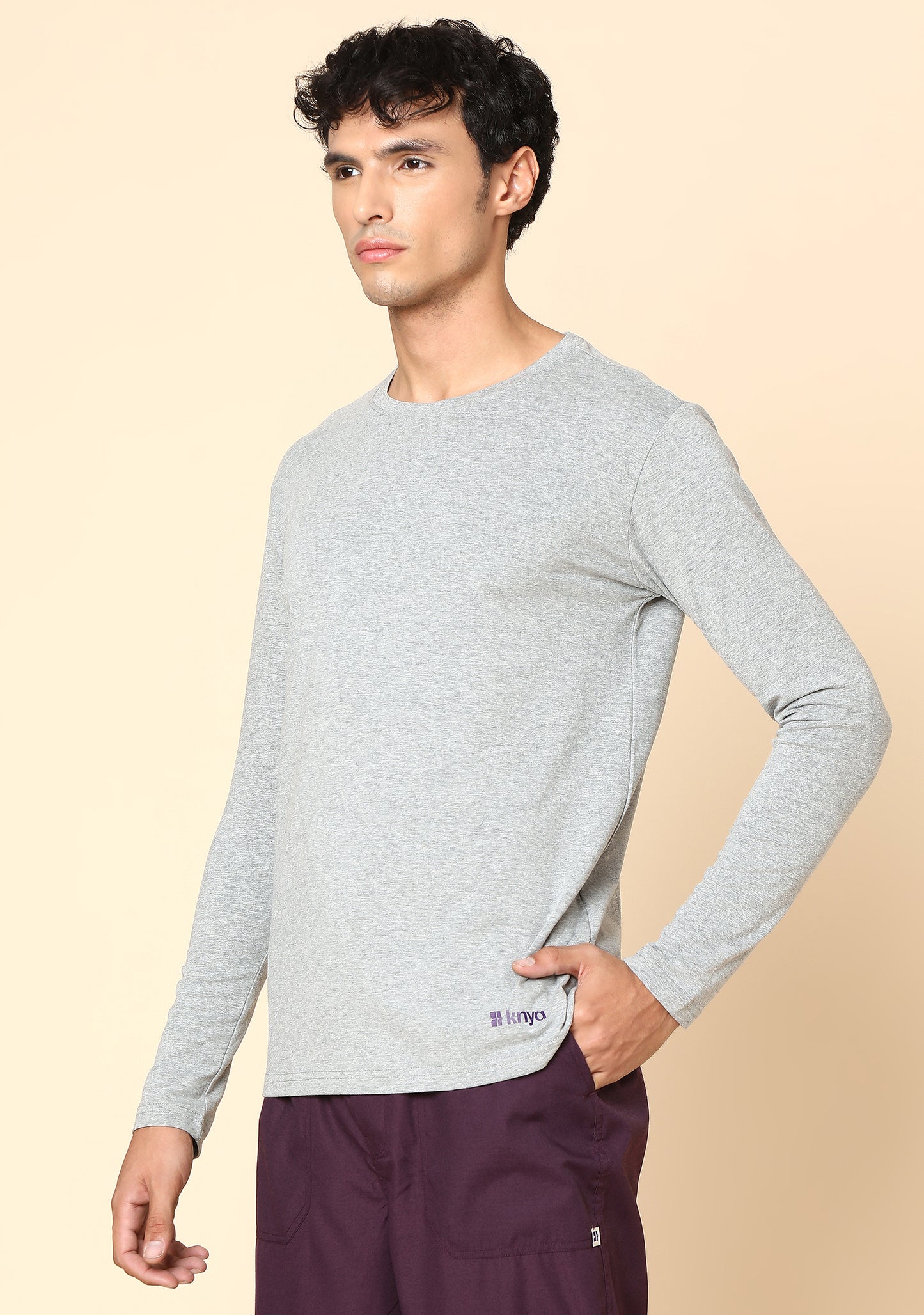 Supersoft Men's L/S (Grey) Underscrub