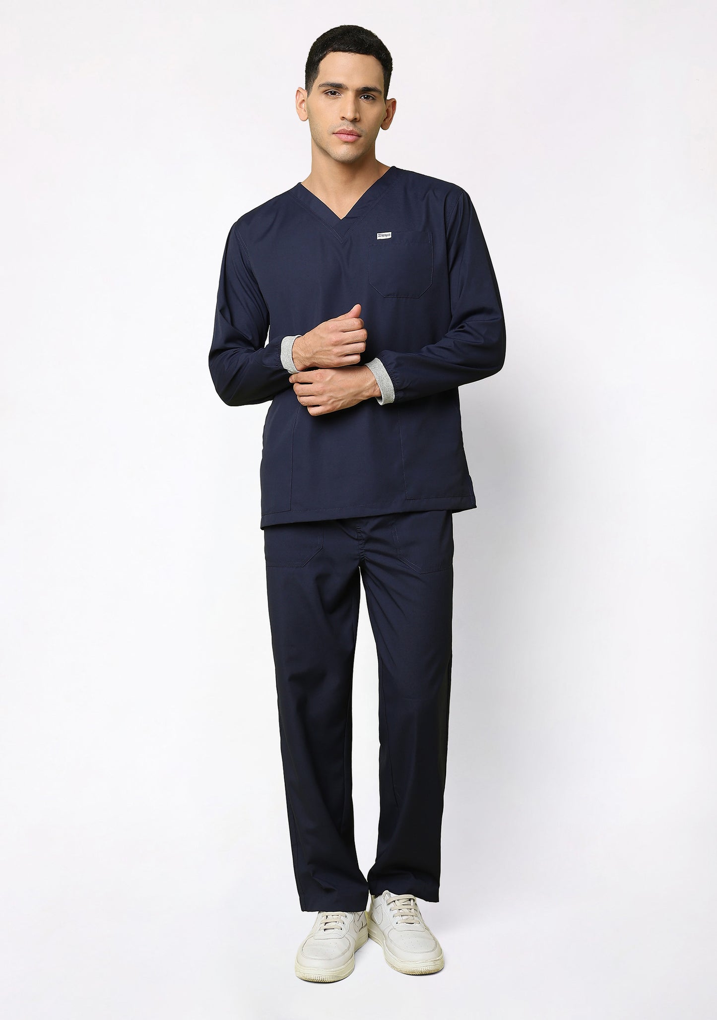 Classic Men's Longsleeves (Navy) Scrub