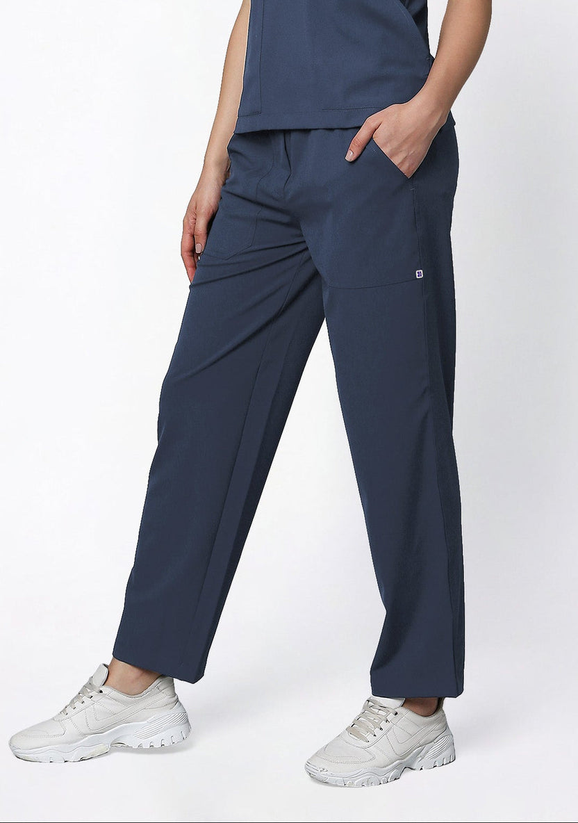 ecoflex Women's 2-Pocket (Steel Grey) Scrub Bottom - Alkem