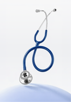 6sense (Navy), Steel Finish Stethoscope