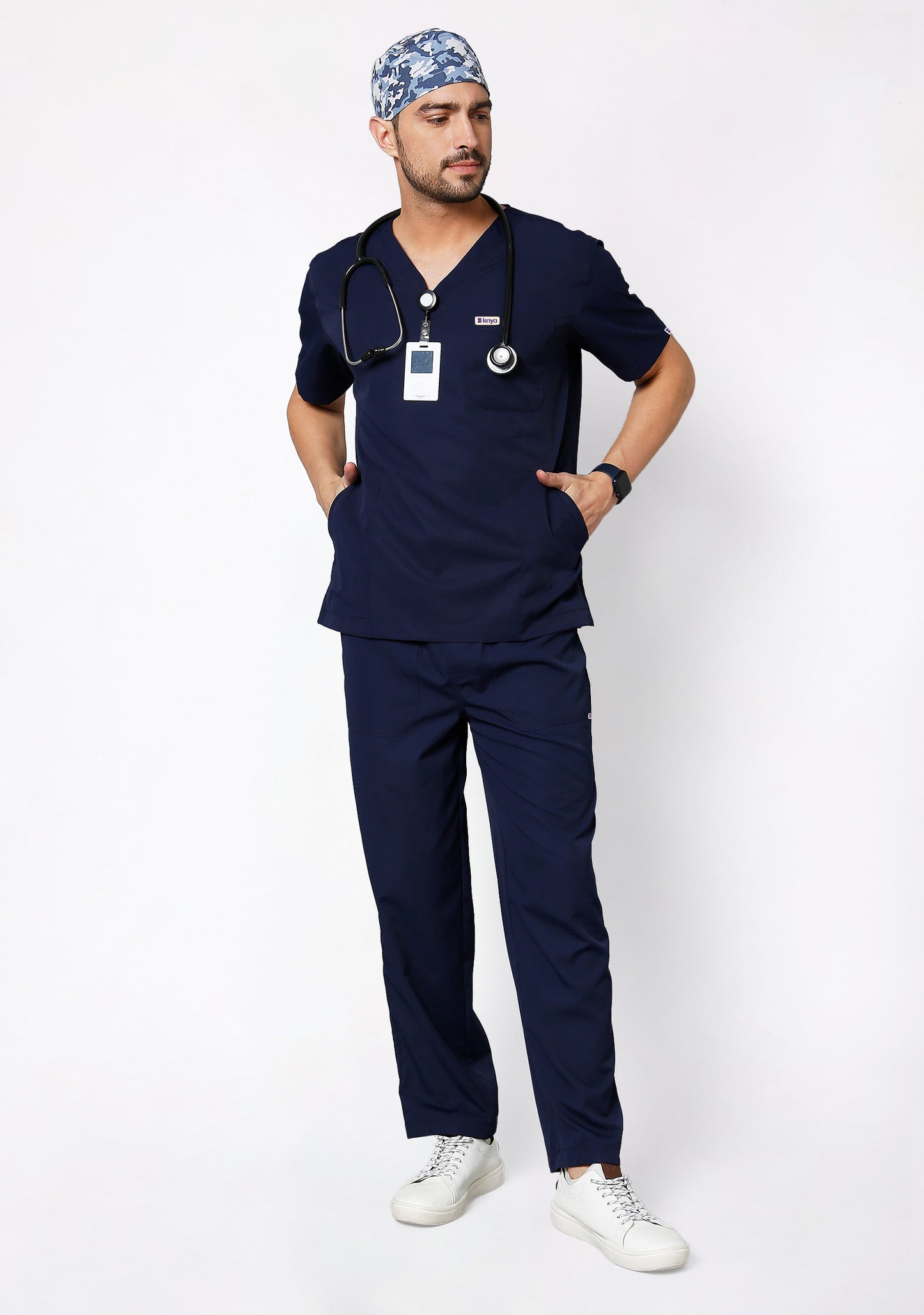 Printed Unisex (Camouflage) Scrub Cap - Pack of 2
