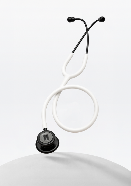 6sense (White), All Black Finish Stethoscope