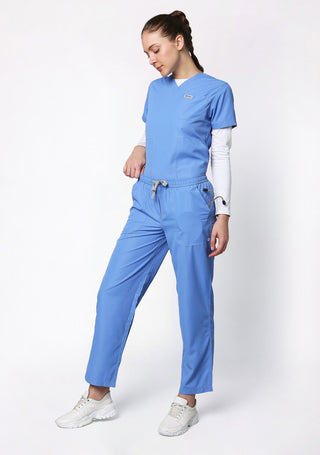 Classic Women's V-Neck (Ceil Blue) Scrub