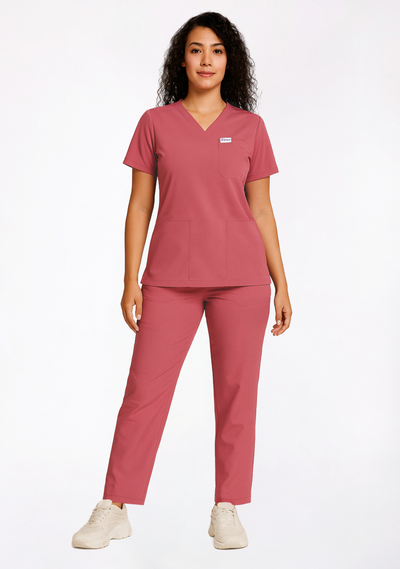 Ecoflex Women's V-Neck (Mauve) New Gen Scrub