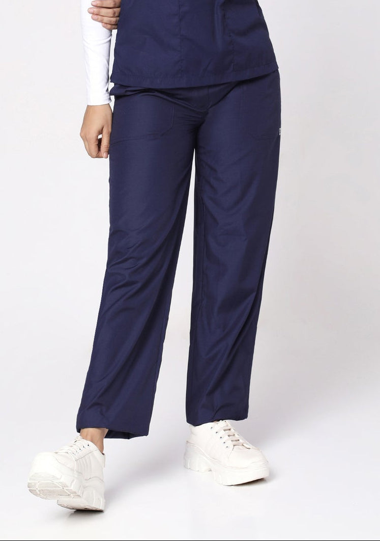 Classic Women's 2-Pocket (Navy) Scrub Bottom