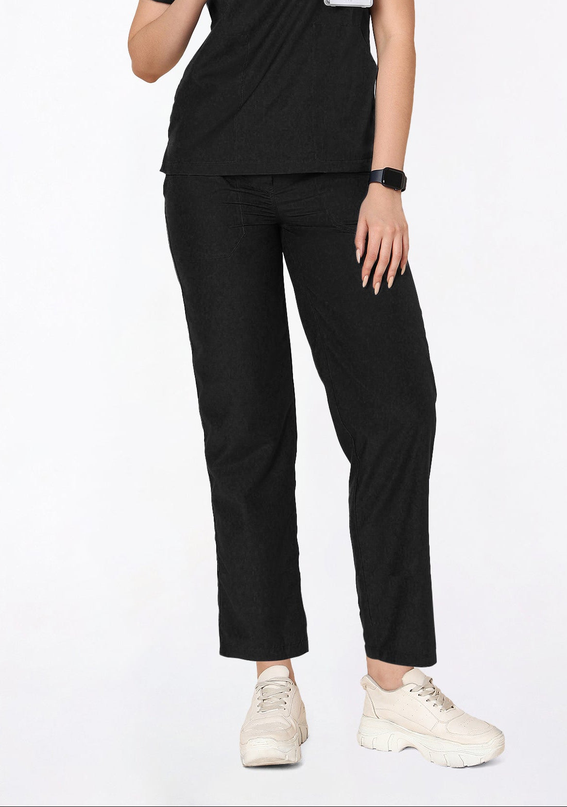 ecoflex Lite Women's 2-Pocket (Black) Scrub Bottom
