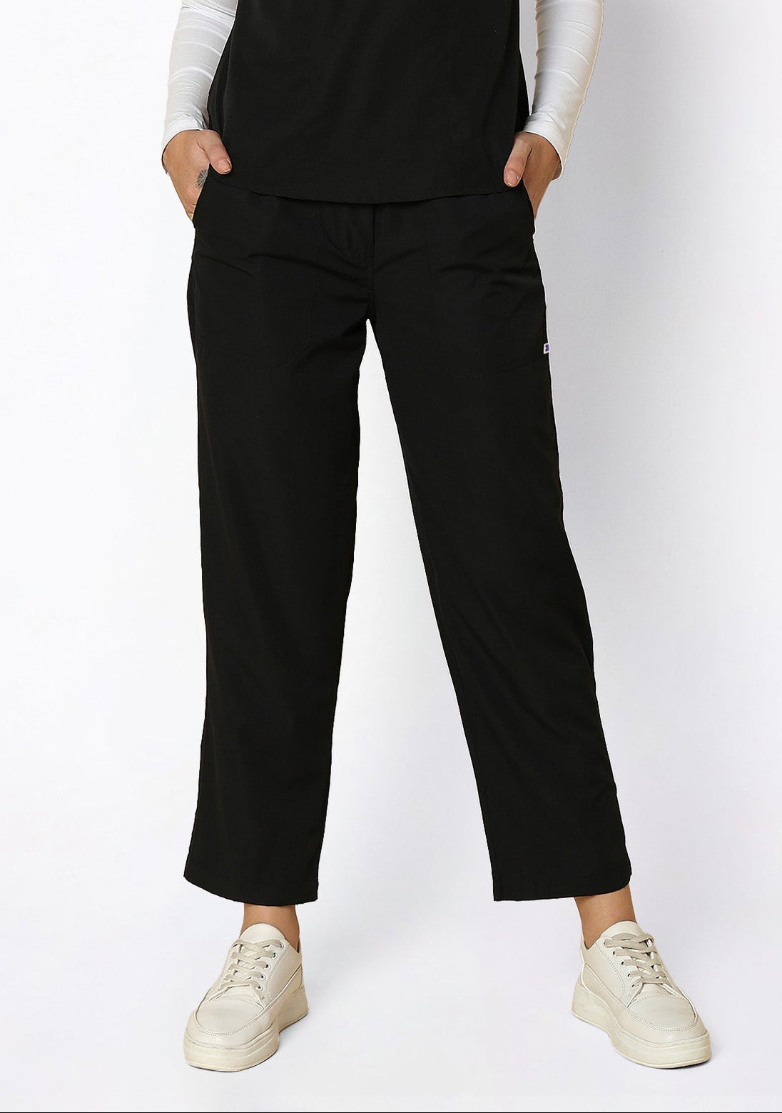 Classic Women's 2-Pocket (Black) Scrub Bottom