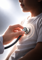 6sense Paeds (Black), Steel Finish Stethoscope
