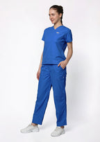 Classic Women's V-Neck (Galaxy Blue) Scrub