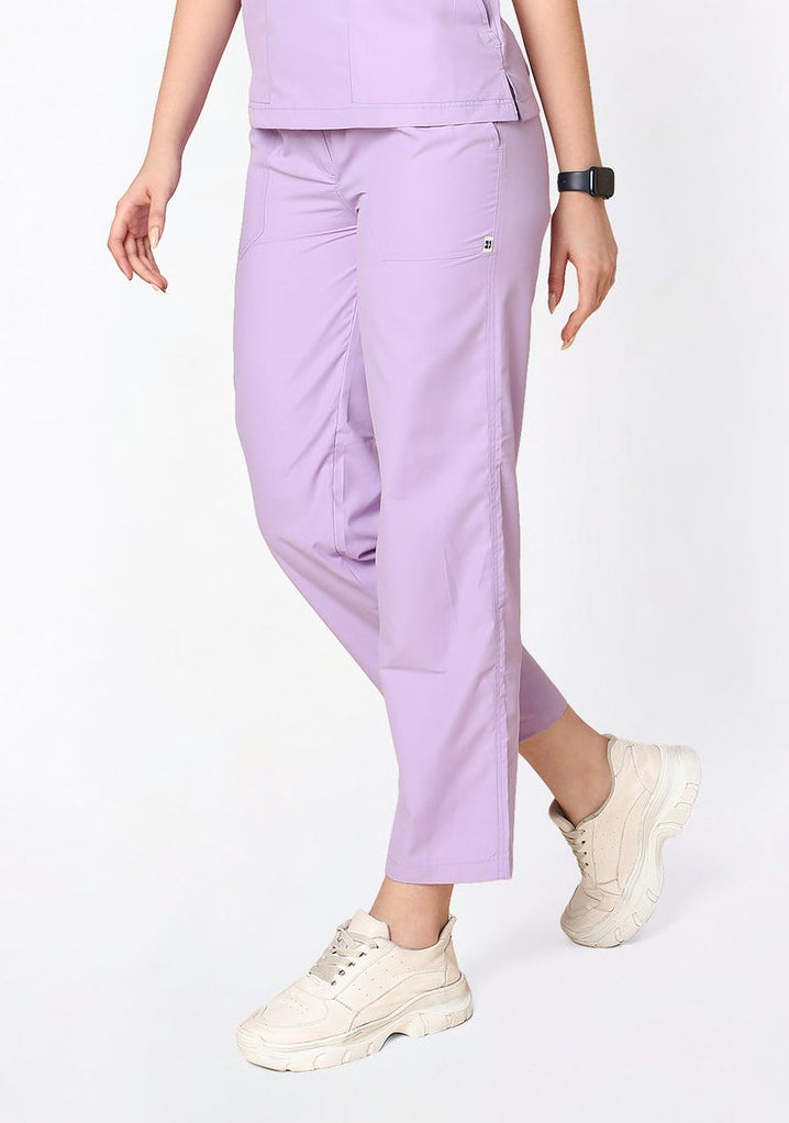Classic Women's 2-Pocket (Pastel Lilac) Scrub Bottom