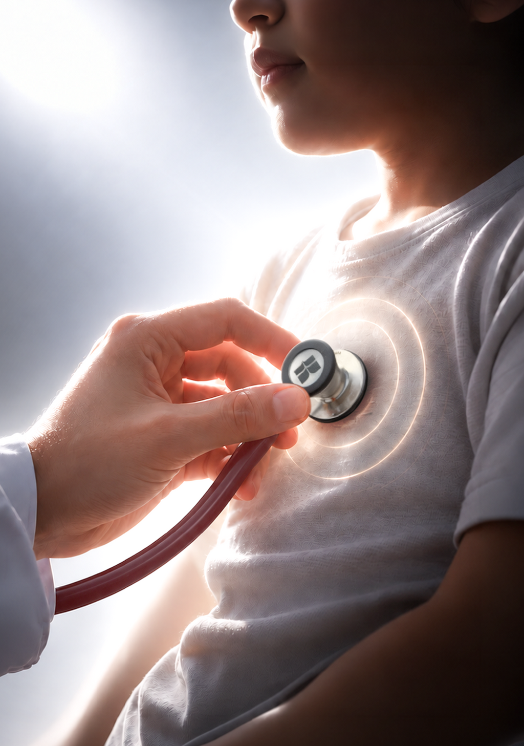 6sense Paeds (Maroon), Steel Finish Stethoscope