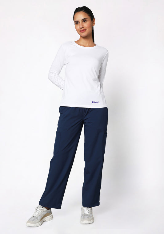 Supersoft Women's L/S (White) Underscrub 1