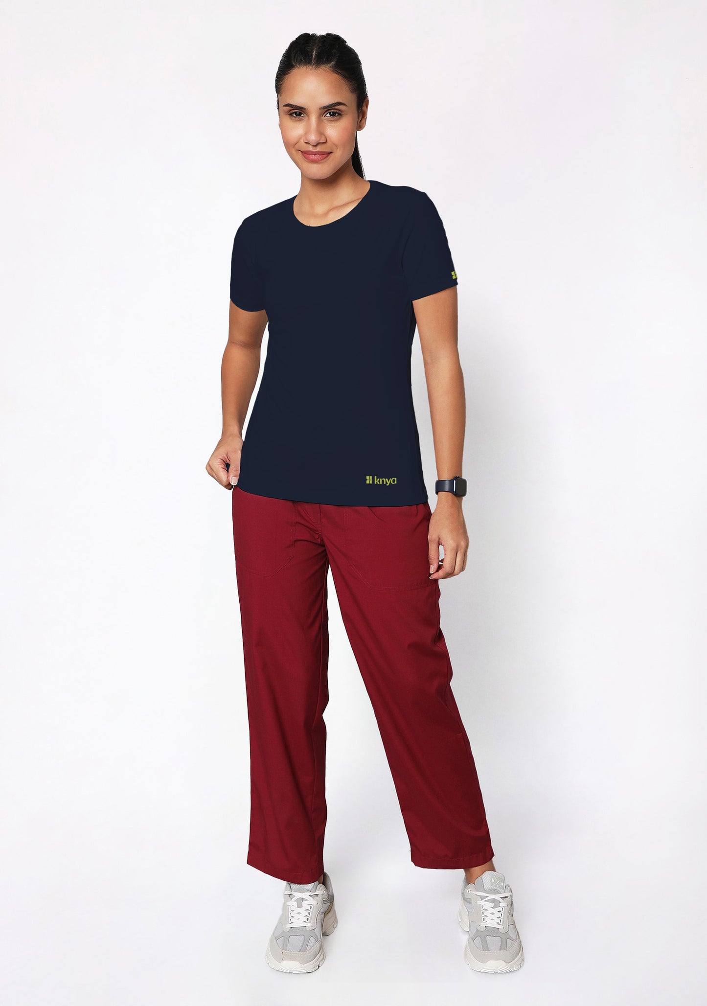Supersoft Women's S/S (Navy) Underscrub 1