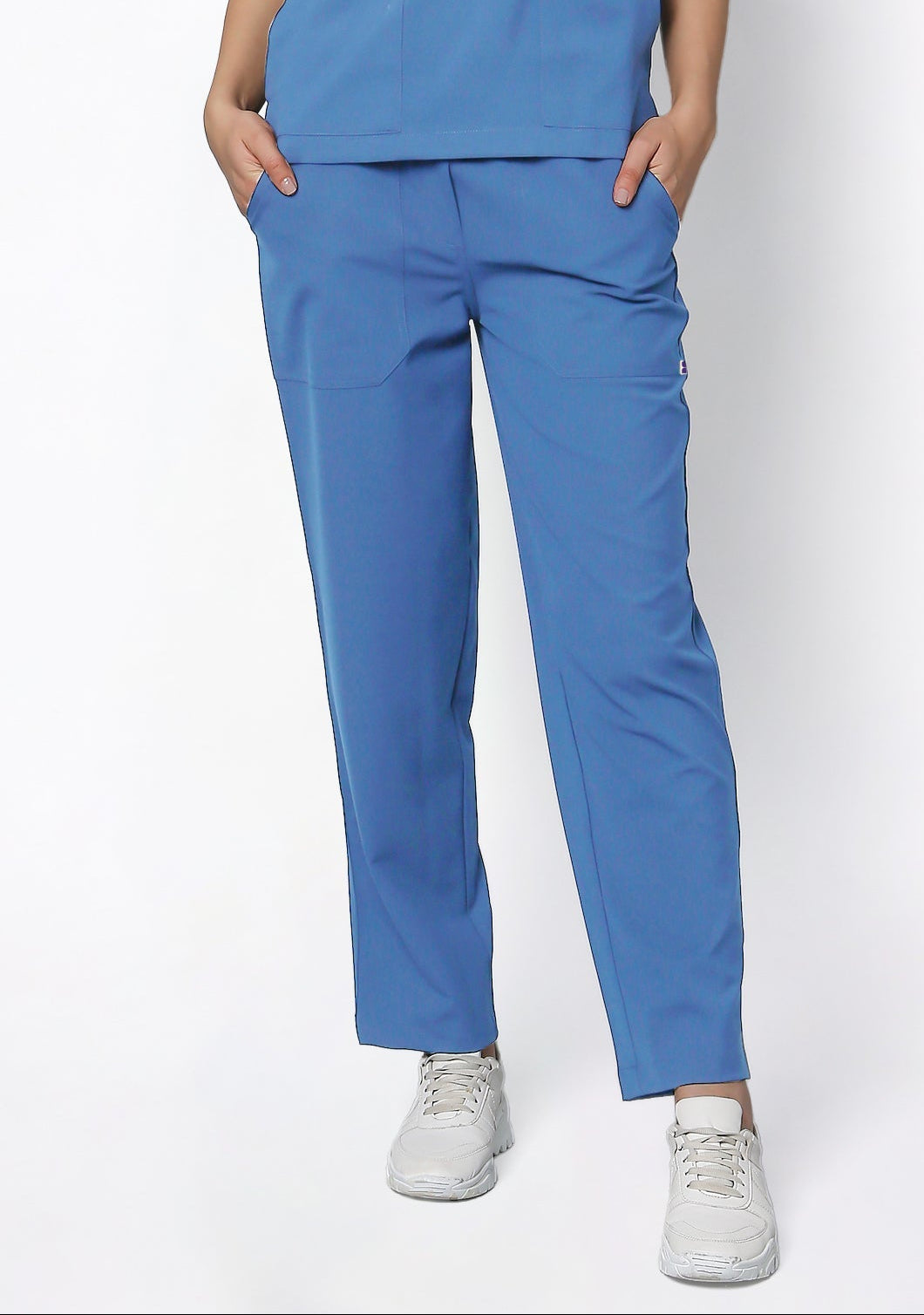 ecoflex Women's 2-Pocket (Ceil Blue) Scrub Bottom