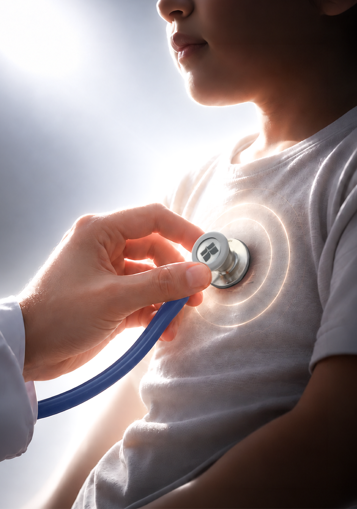 6sense Paeds (Navy Blue), Steel Finish Stethoscope