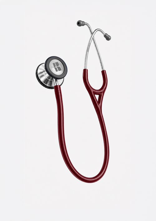 6sense Lite (Maroon), Steel Finish Stethoscope