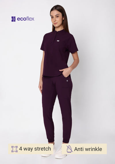 Women's Jogger (Wine) Scrubs