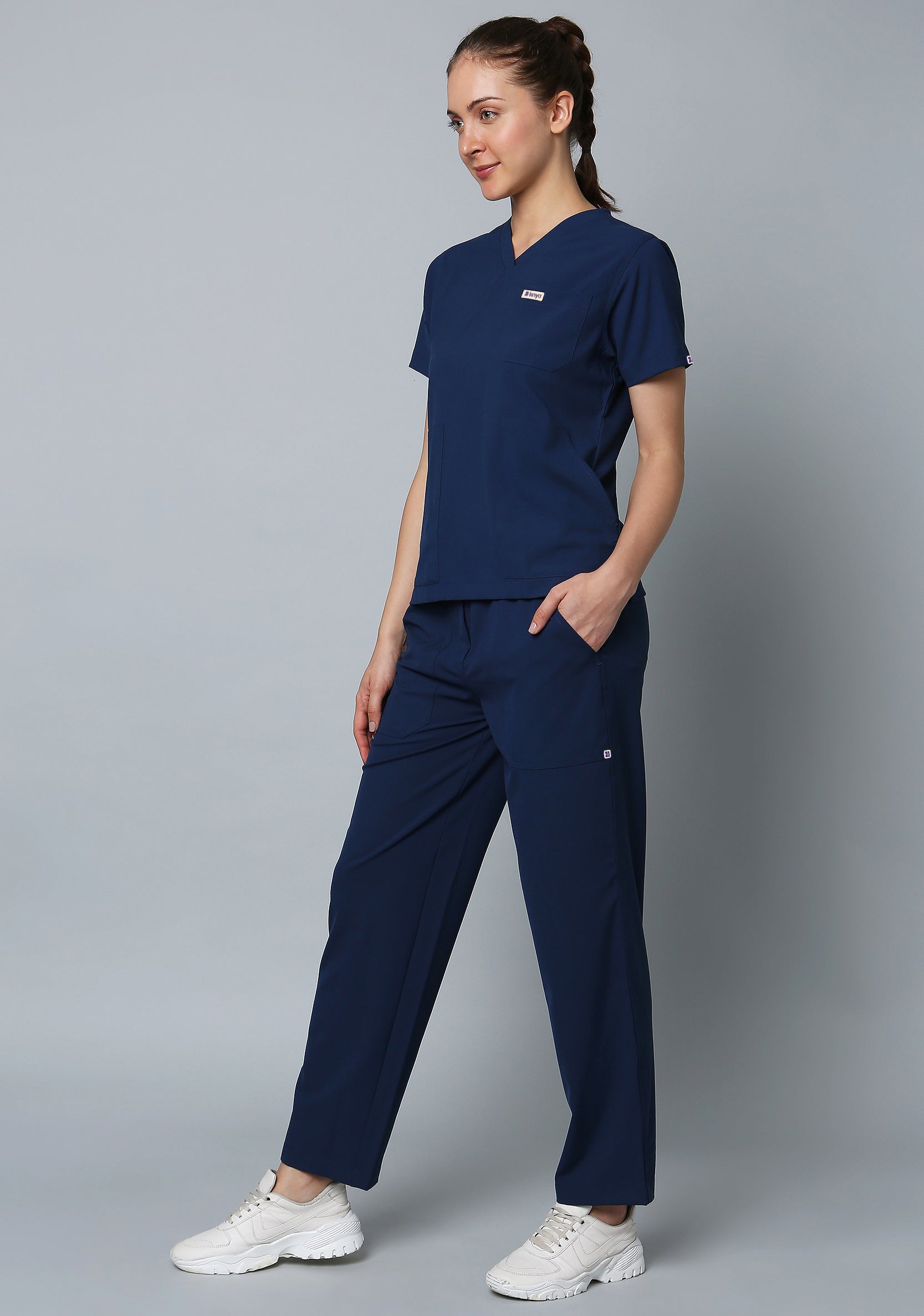 Navy Nurse Trousers for sale  eBay