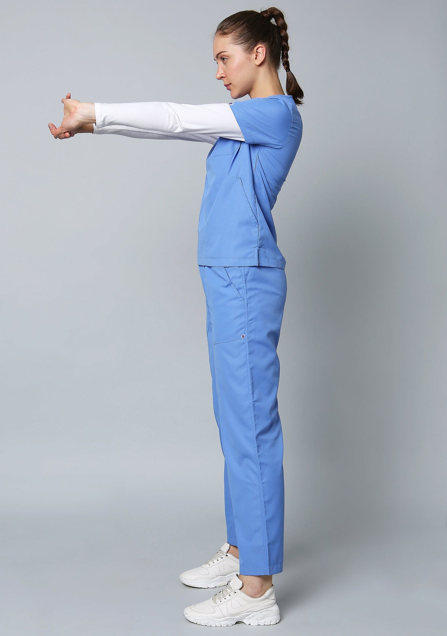 Ceil blue scrub set for women