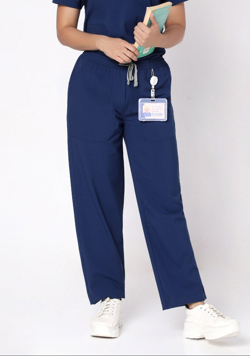 ecoflex Women's 2-Pocket (Navy) Scrub Bottom