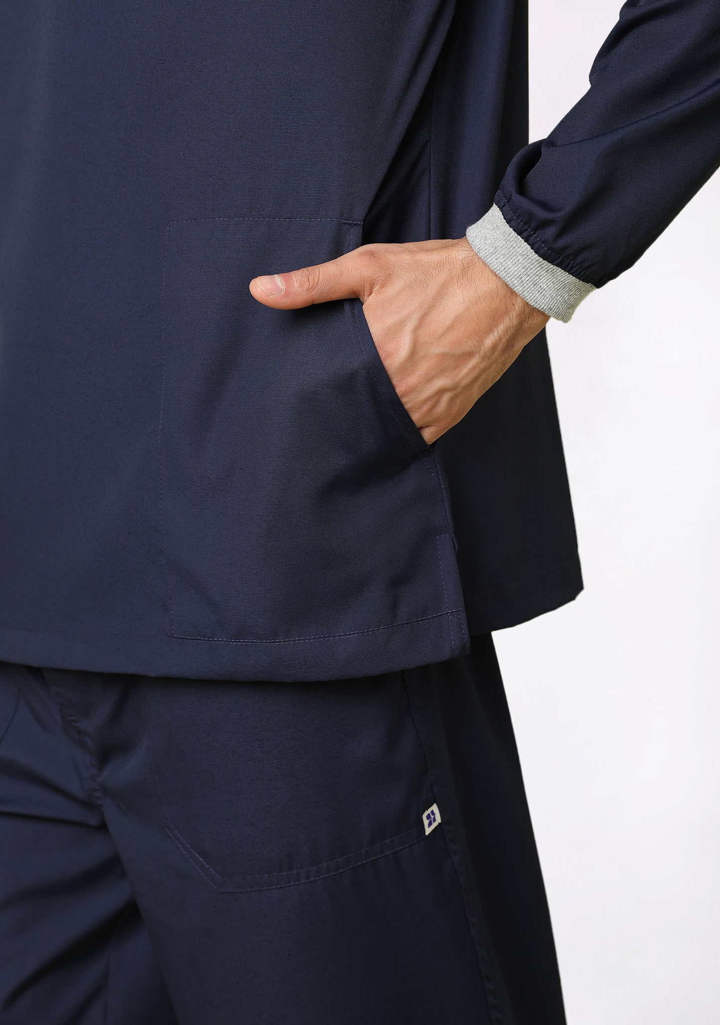 Classic Men's Longsleeves (Navy) Scrub