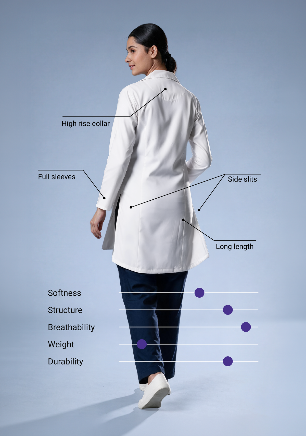 Chief Women’s Lab Coat Apron