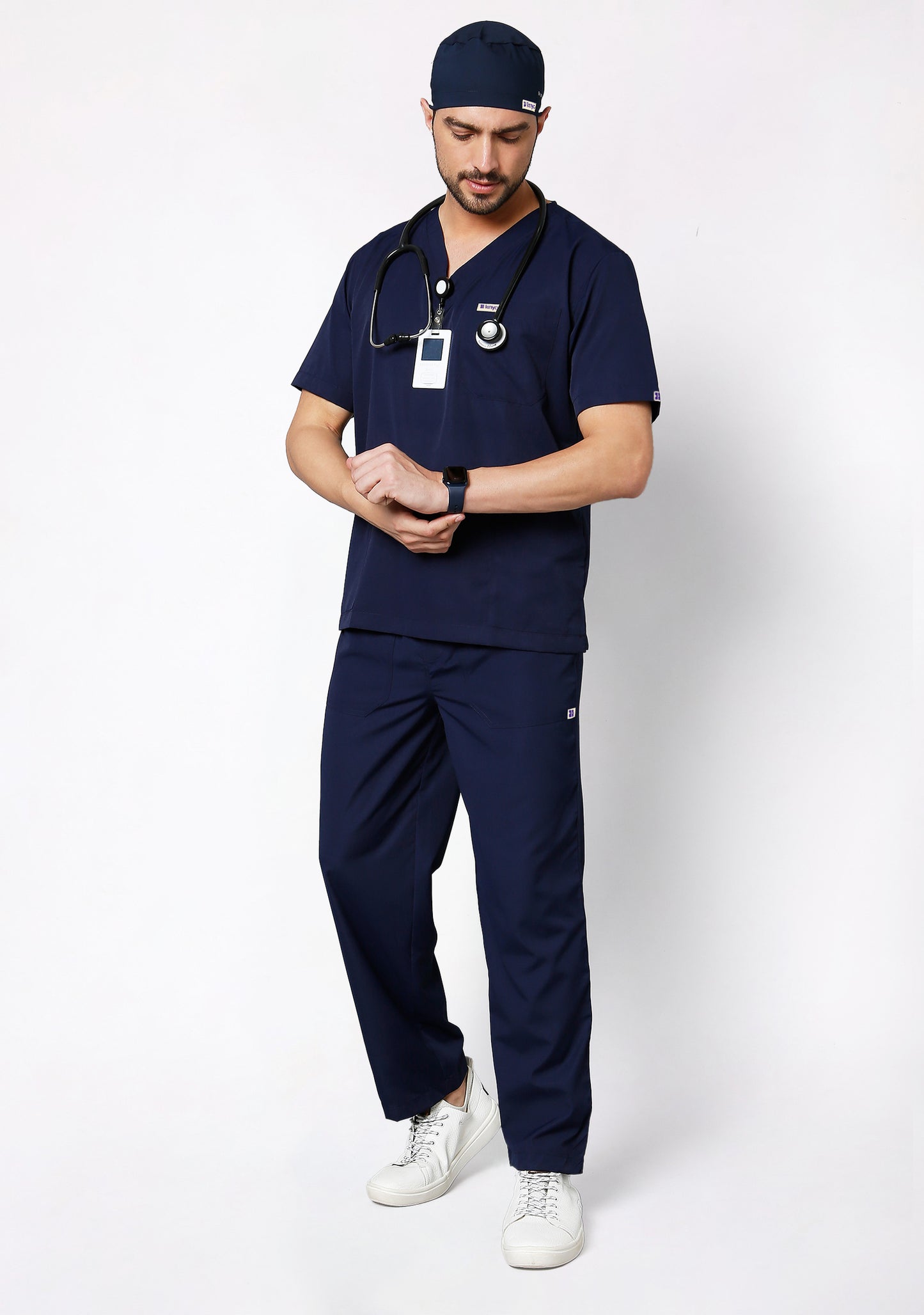 Classic Unisex (Navy) Scrub Cap - Pack of 2