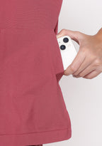 ecoflex™ Women's V-Neck (Mauve) Scrub