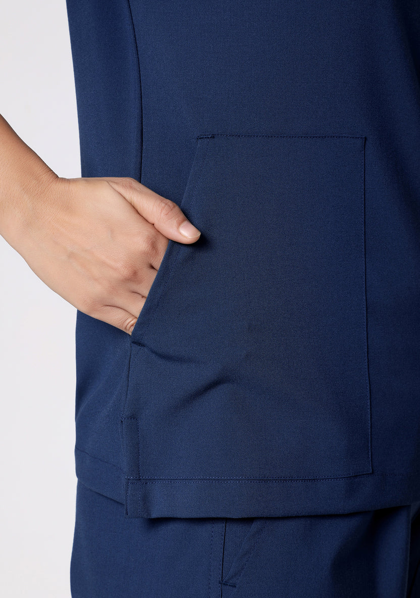 ecoflex™ Women's V-Neck (Navy) Scrub