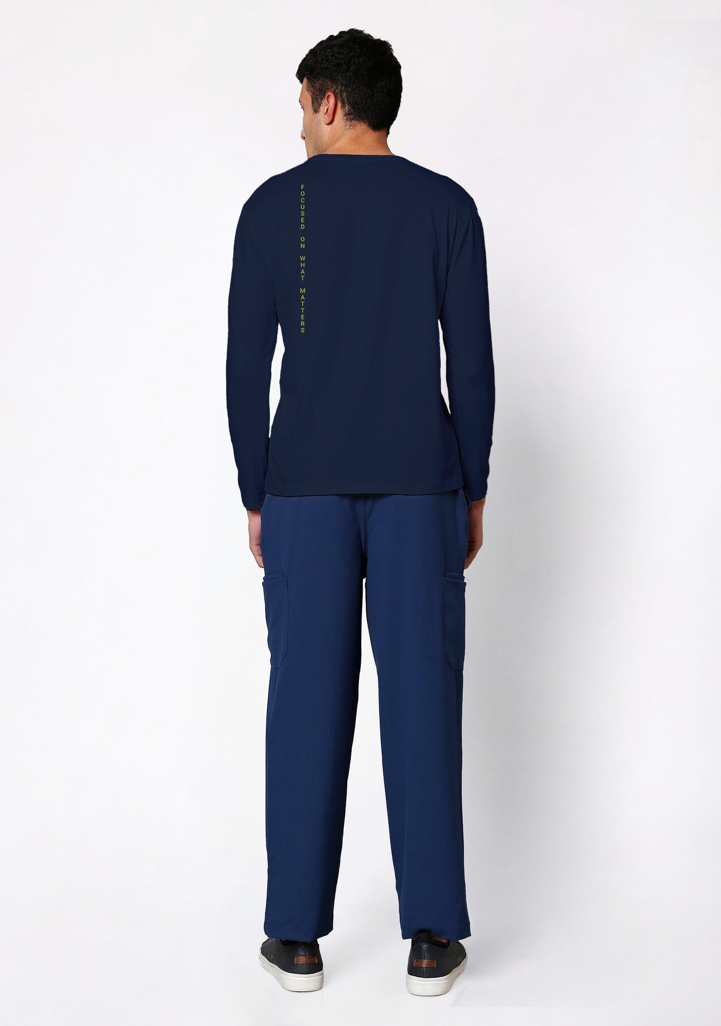 Supersoft Men's L/S (Navy) Underscrub