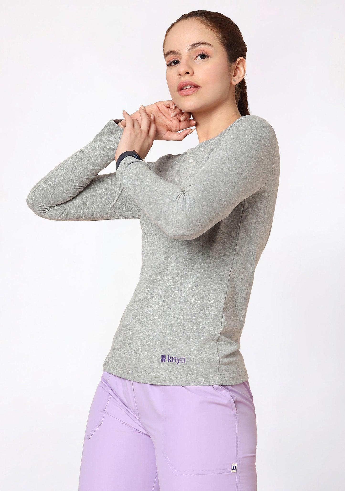 Supersoft Women's L/S (Grey) Underscrub