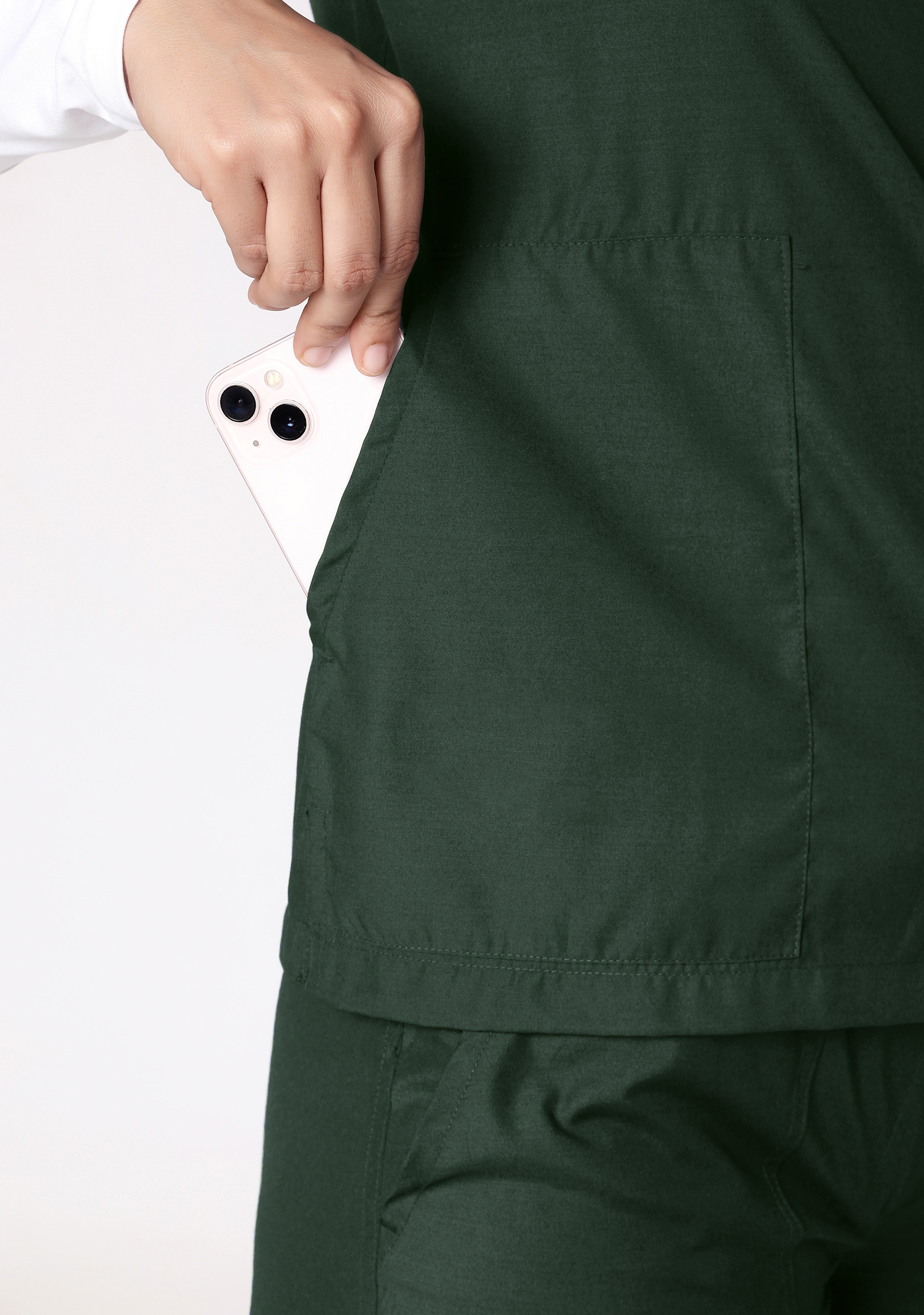 Classic Women's V-Neck (Military Green) Scrub