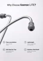 6sense Lite (Maroon), Steel Finish Stethoscope