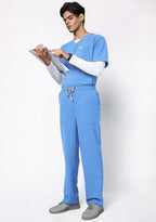 ecoflex™ Men's V-Neck (Ceil Blue) Scrub.