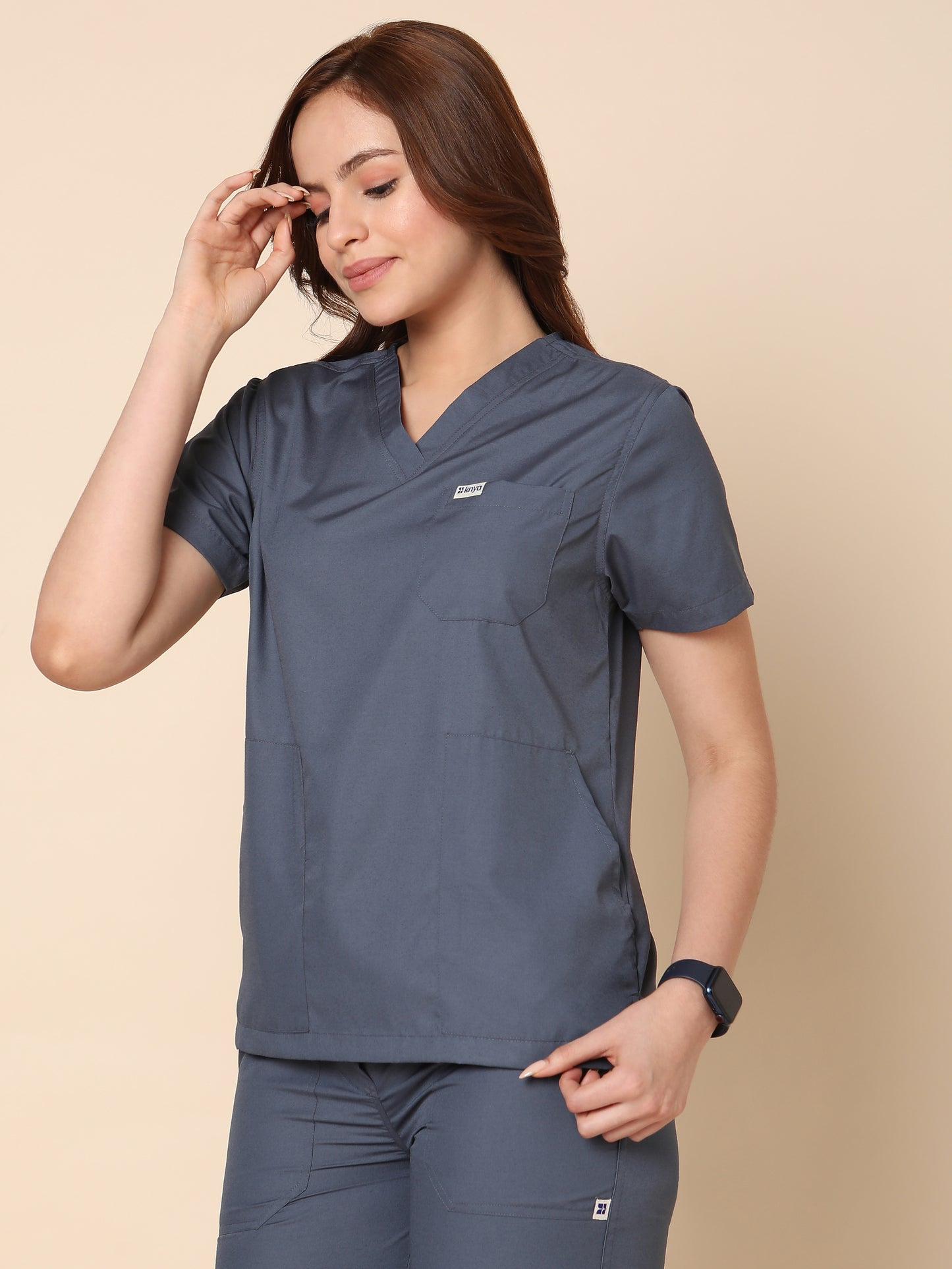 Classic Women's 2-Pocket New Gen (Heather Grey) Scrub Bottom